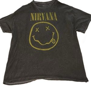 Nirvana Distressed Tshirt Dress